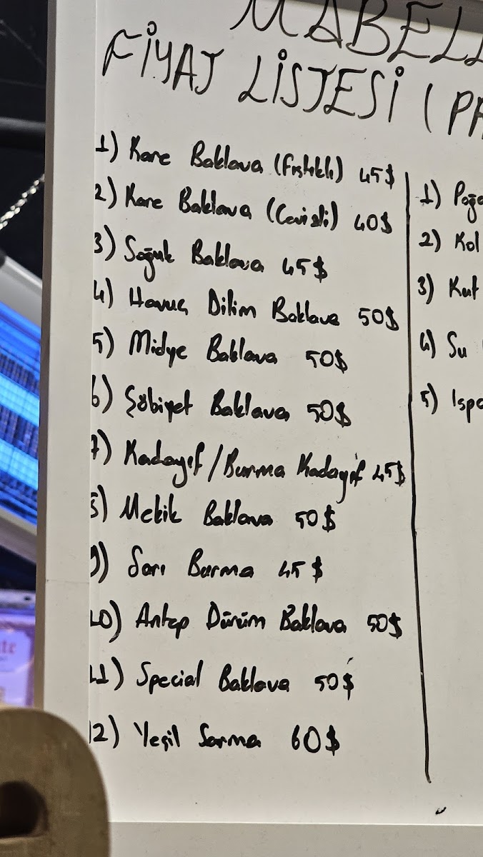 Mabelle Baklava Menu - Image 6